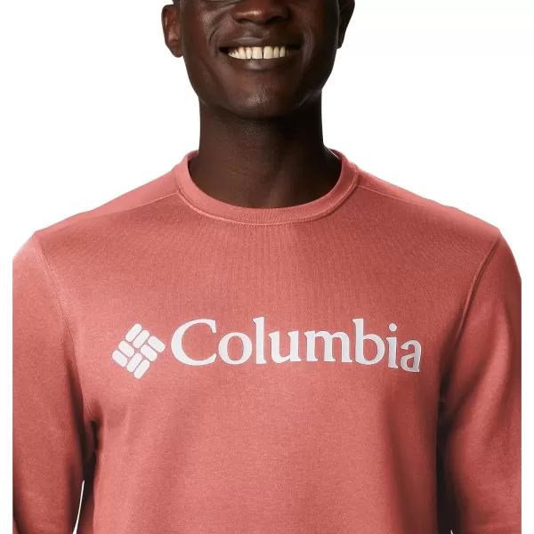 imageColumbia Mens Trek CrewDark CoralCsc Branded Logo
