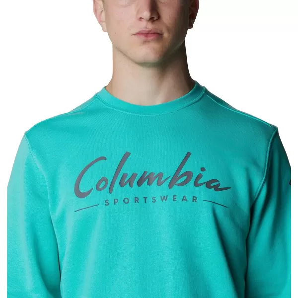 imageColumbia Mens Trek CrewElectric Turquoise