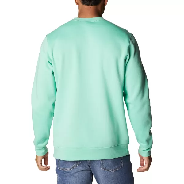 imageColumbia Mens Trek CrewKelp HeatherArched Brand Logo