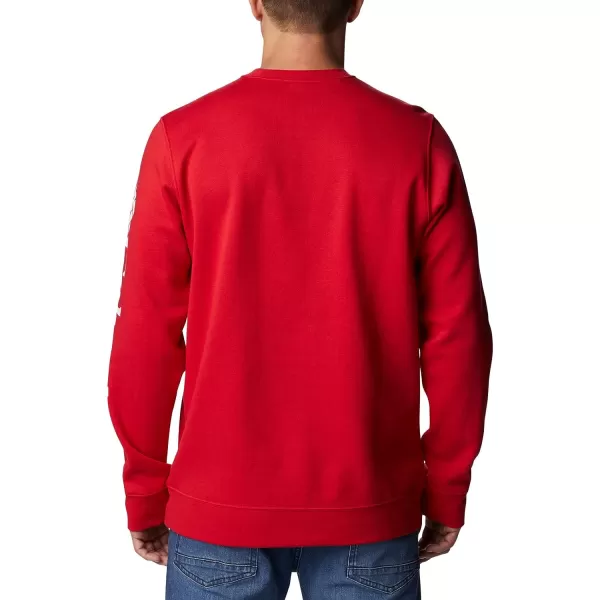 imageColumbia Mens Trek CrewMountain RedCsc Sleeve Logo