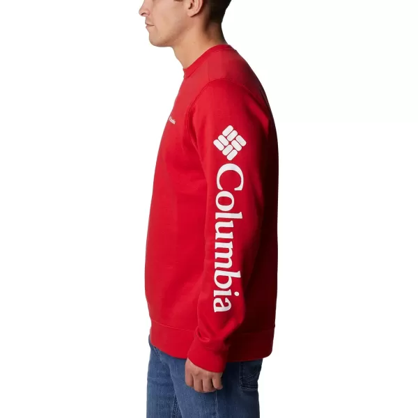 imageColumbia Mens Trek CrewMountain RedCsc Sleeve Logo