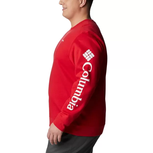 imageColumbia Mens Trek CrewMountain RedCsc Sleeve Logo