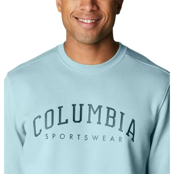 imageColumbia Mens Trek CrewSky BlueArched Brand Logo