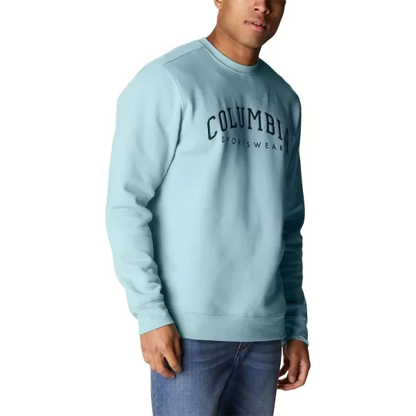 imageColumbia Mens Trek CrewSky BlueArched Brand Logo