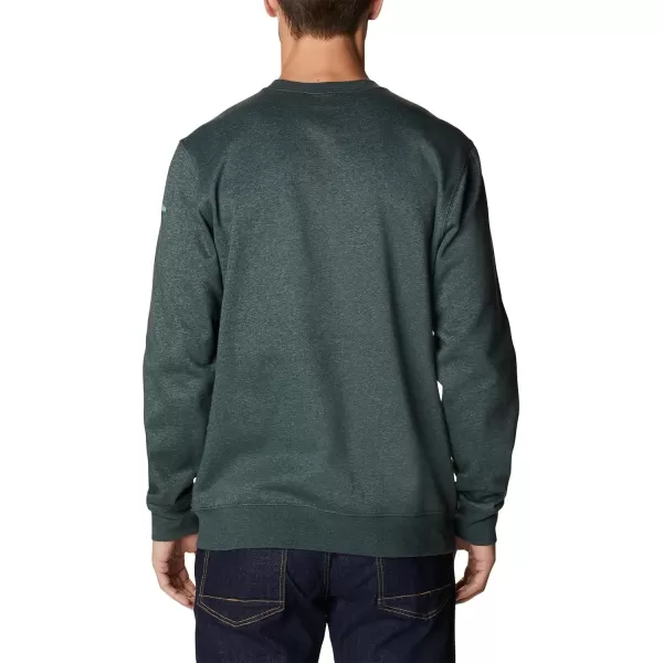 imageColumbia Mens Trek CrewSpruce HeatherArched Brand Logo
