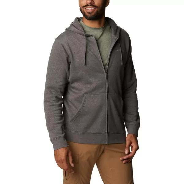 imageColumbia Mens Trek Full Zip HoodieCharcoal Heather