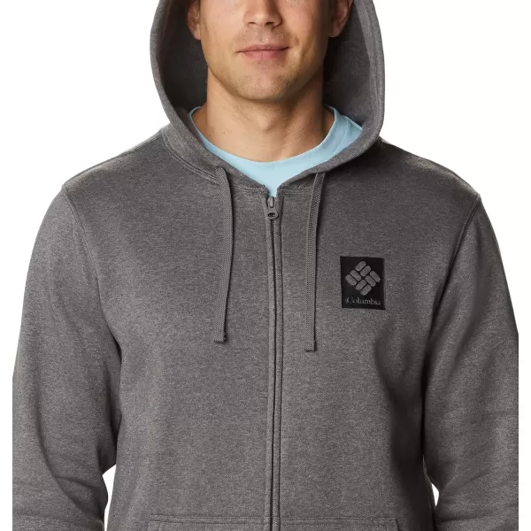 imageColumbia Mens Trek Full Zip HoodieGreycharcoal Heather