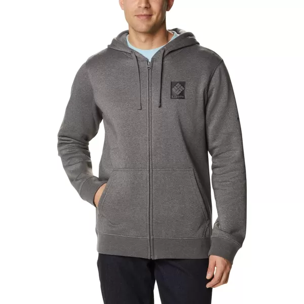 imageColumbia Mens Trek Full Zip HoodieGreycharcoal Heather