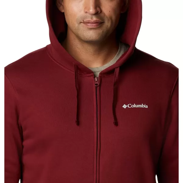 imageColumbia Mens Trek Full Zip HoodieRed Jasper