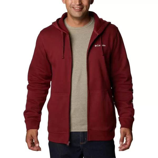 imageColumbia Mens Trek Full Zip HoodieRed Jasper