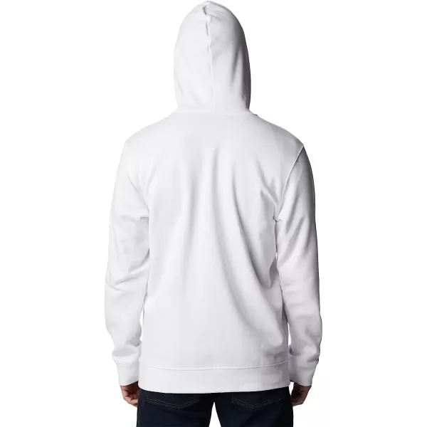 imageColumbia Mens Trek Full Zip HoodieWhiteCsc Sleeve Logo