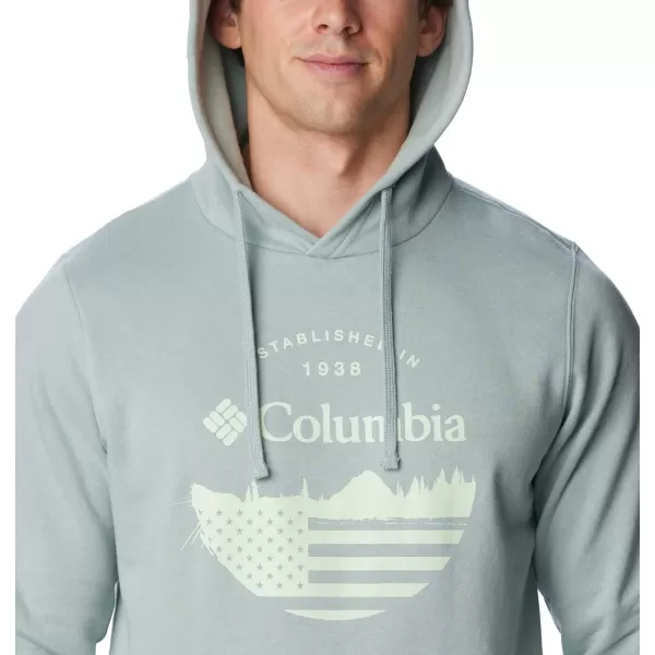 imageColumbia Mens Trek Graphic HoodieNiagaraFun With Flags Graphic