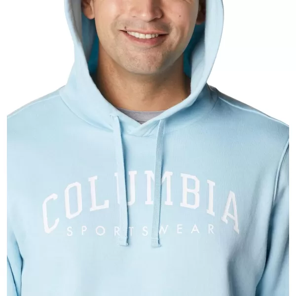 imageColumbia Mens Trek HoodieSky BlueCsc Arched Brand Logo
