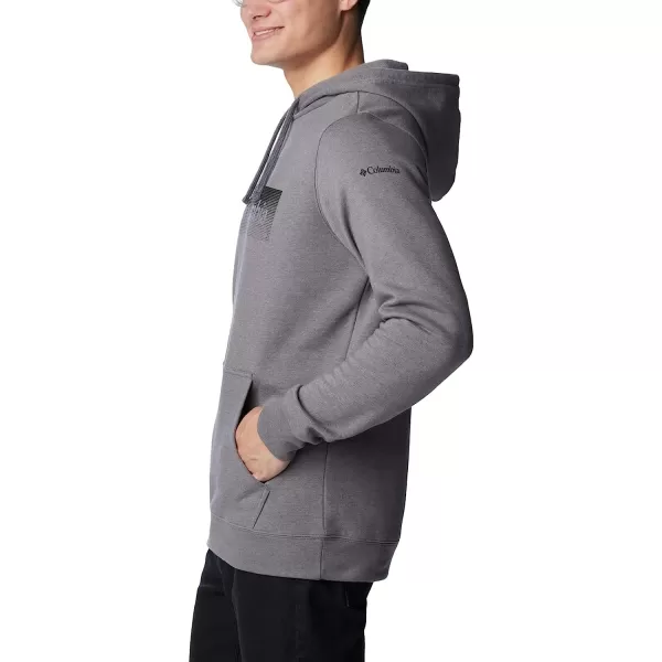 imageColumbia Mens Trek Ii HoodieCity Grey HeatherFramed Halftone Graphic