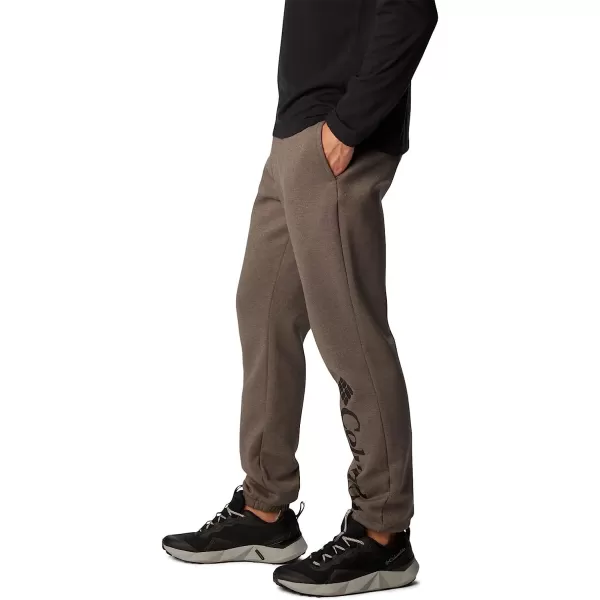 imageColumbia Mens Trek JoggerCharcoal Heather Vertical Logo