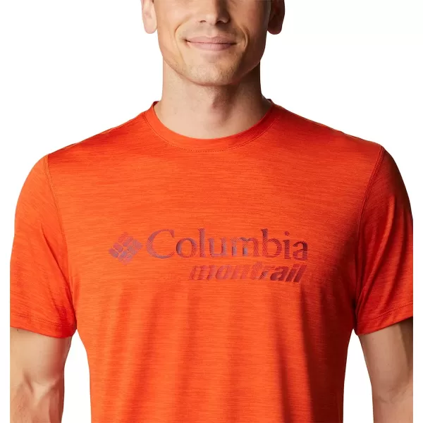 imageColumbia Mens Trinity Trail Graphic TeeRed Quartz