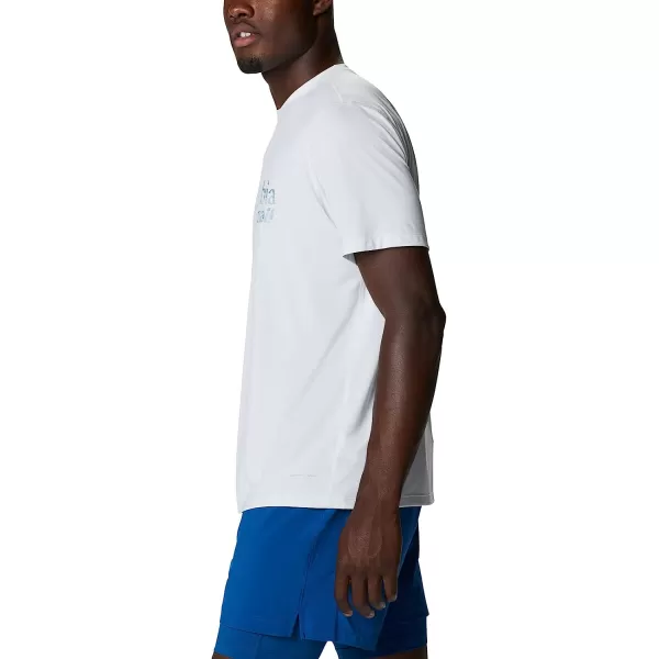 imageColumbia Mens Trinity Trail Graphic TeeWhite  Active Fit