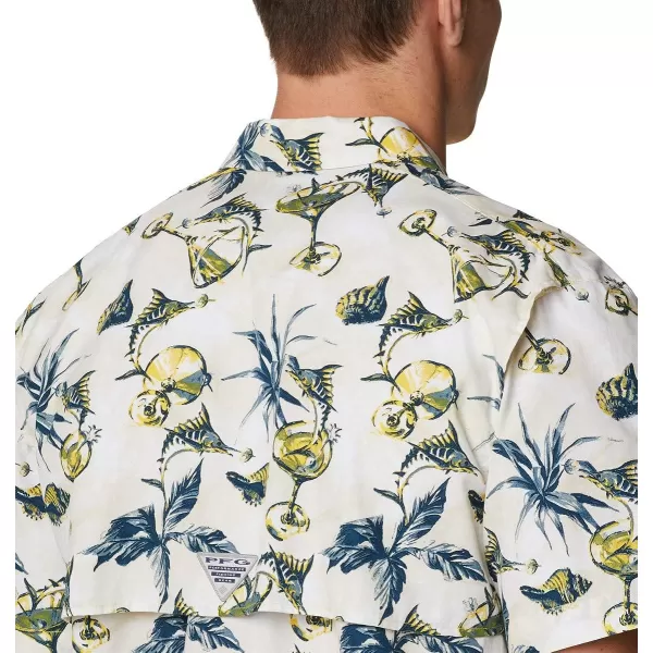 imageColumbia Mens Trollers Best Short Sleeve ShirtSun Glow Martini Marlin Print