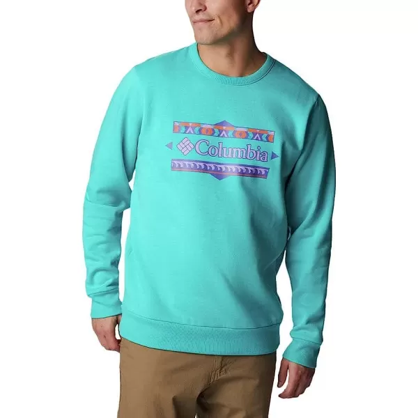 imageColumbia Mens Tumalo Creek CrewBright AquaBordered Csc