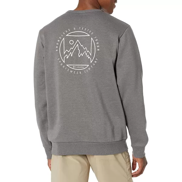 imageColumbia Mens Tumalo Creek CrewCity Grey HeatherBoundless Graphic