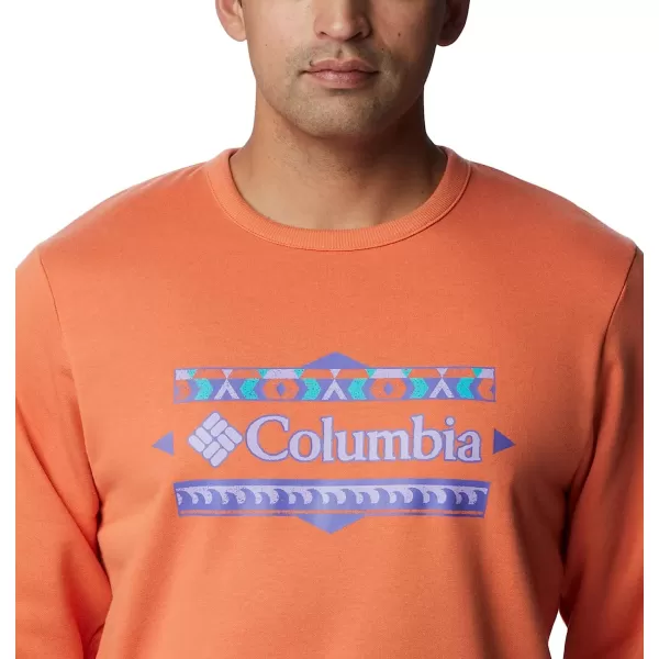 imageColumbia Mens Tumalo Creek CrewDesert OrangeBordered Csc