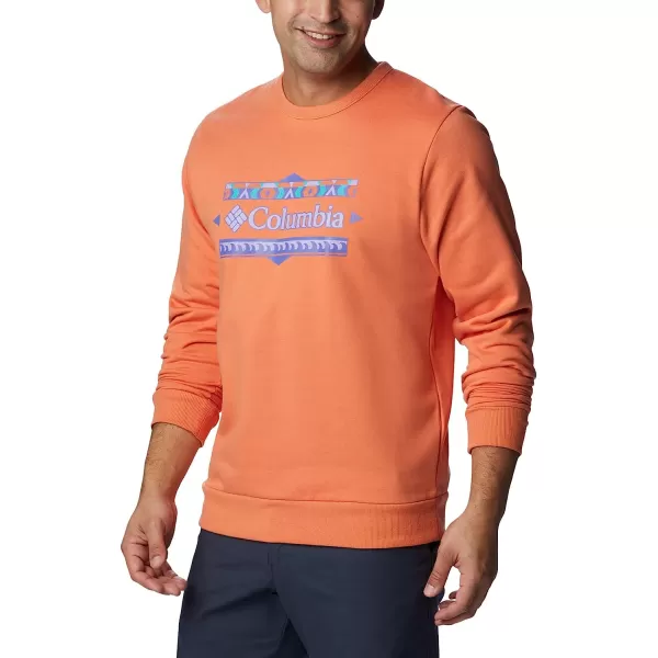 imageColumbia Mens Tumalo Creek CrewDesert OrangeBordered Csc