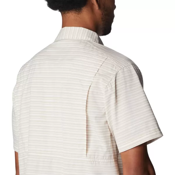imageColumbia Mens Twisted Creek Iii Short SleeveAncient Fossil Basic Stripe