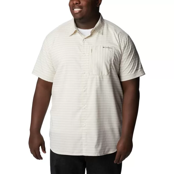 imageColumbia Mens Twisted Creek Iii Short SleeveAncient Fossil Basic Stripe