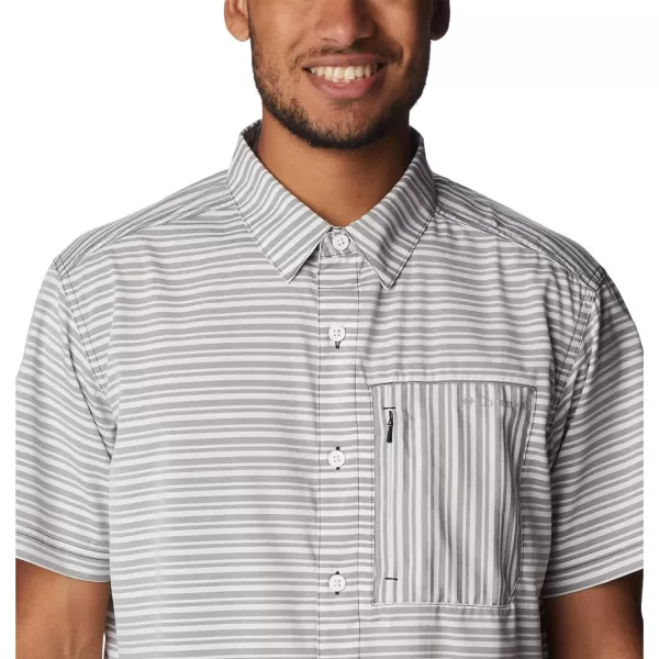 imageColumbia Mens Twisted Creek Iii Short SleeveBlackasic Stripe