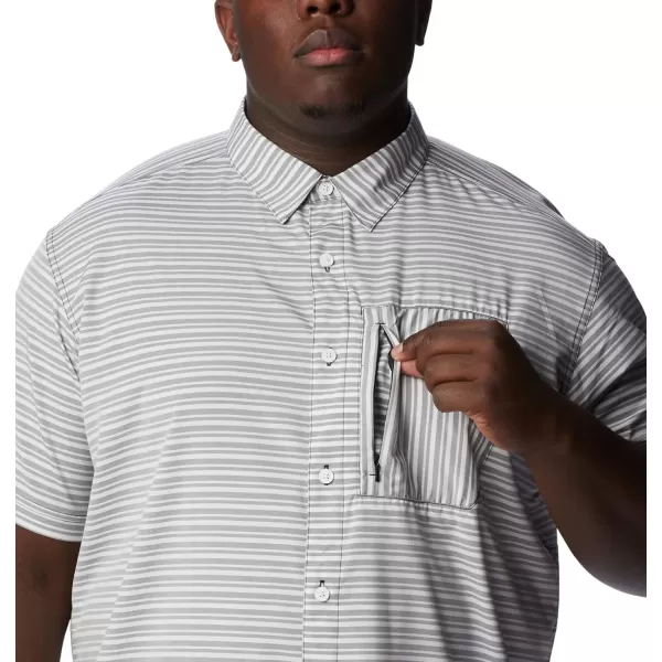 imageColumbia Mens Twisted Creek Iii Short SleeveBlackasic Stripe