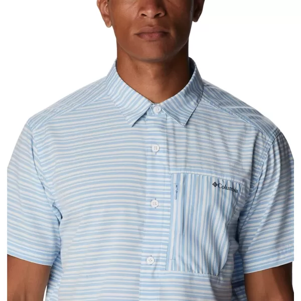 imageColumbia Mens Twisted Creek Iii Short SleeveJet Stream Basic Stripe