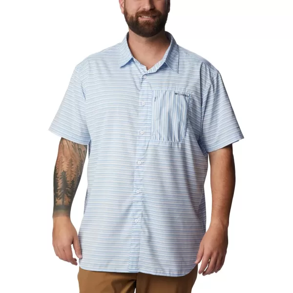 imageColumbia Mens Twisted Creek Iii Short SleeveJet Stream Basic Stripe