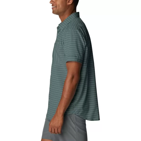imageColumbia Mens Twisted Creek Iii Short SleeveMetal Basic Stripe