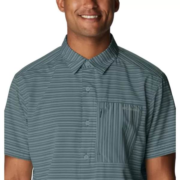 imageColumbia Mens Twisted Creek Iii Short SleeveMetal Basic Stripe