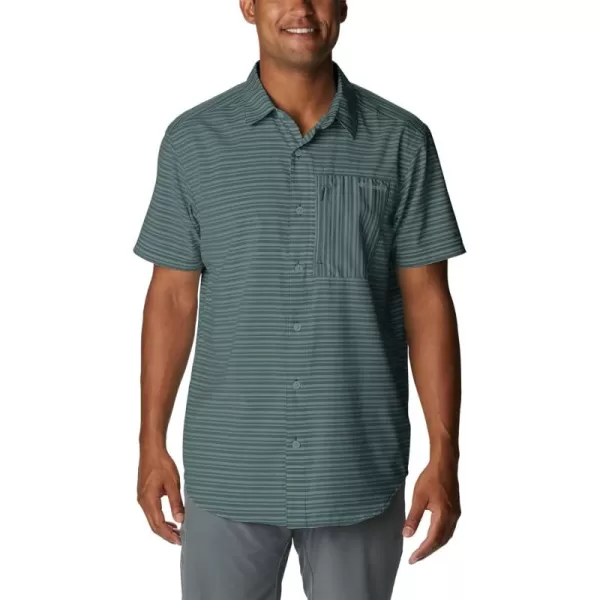 imageColumbia Mens Twisted Creek Iii Short SleeveMetal Basic Stripe