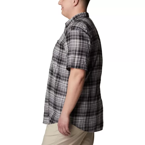 imageColumbia Mens Under Exposure Yarn Dye Short Sleeve ShirtCity Grey Madras Gingham