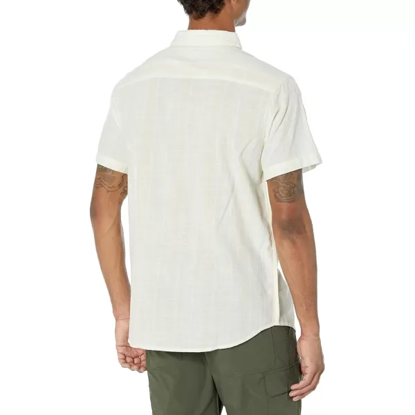imageColumbia Mens Under Exposure Yarn Dye Short Sleeve ShirtIce Green Blocky Stripe
