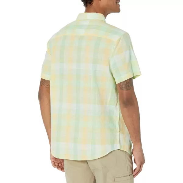 imageColumbia Mens Under Exposure Yarn Dye Short Sleeve ShirtIce Green Buffalo