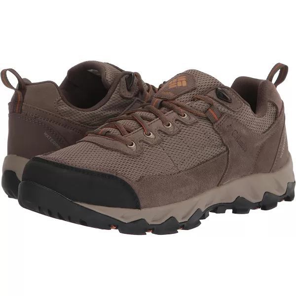 imageColumbia Mens Valley Pointe Waterproof Hiking ShoePebbleCanyon Gold