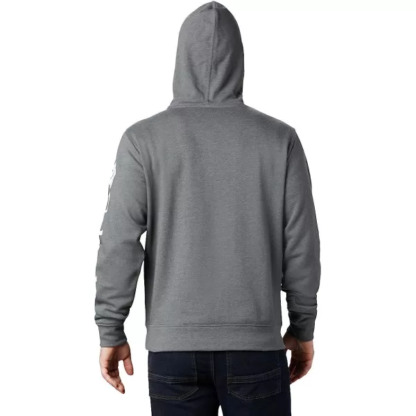 imageColumbia Mens Viewmont Ii Sleeve Graphic HoodieCharcoal Heather