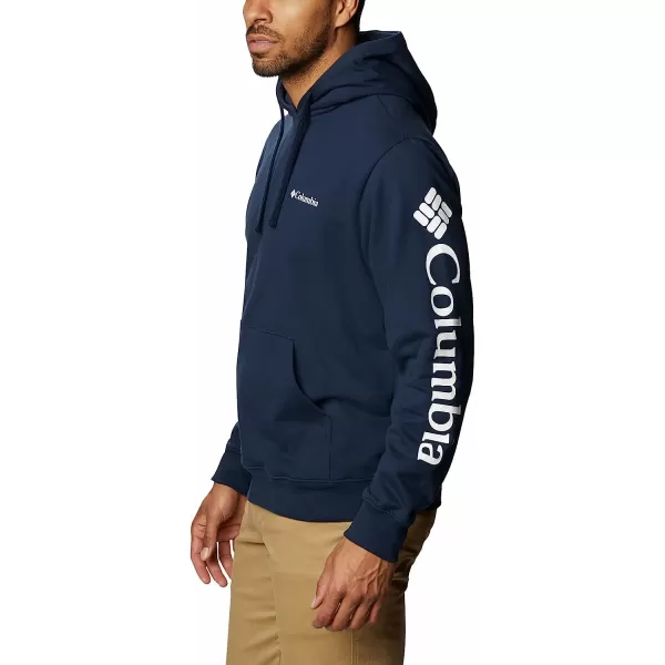 imageColumbia Mens Viewmont Ii Sleeve Graphic HoodieCollegiate NavyWhite