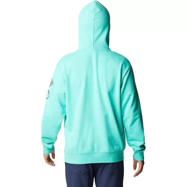 imageColumbia Mens Viewmont Ii Sleeve Graphic HoodieElectric Turquoise