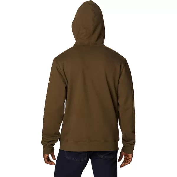 imageColumbia Mens Viewmont Ii Sleeve Graphic HoodieOlive GreenAncient Fossil
