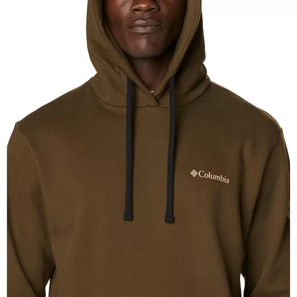 imageColumbia Mens Viewmont Ii Sleeve Graphic HoodieOlive GreenAncient Fossil