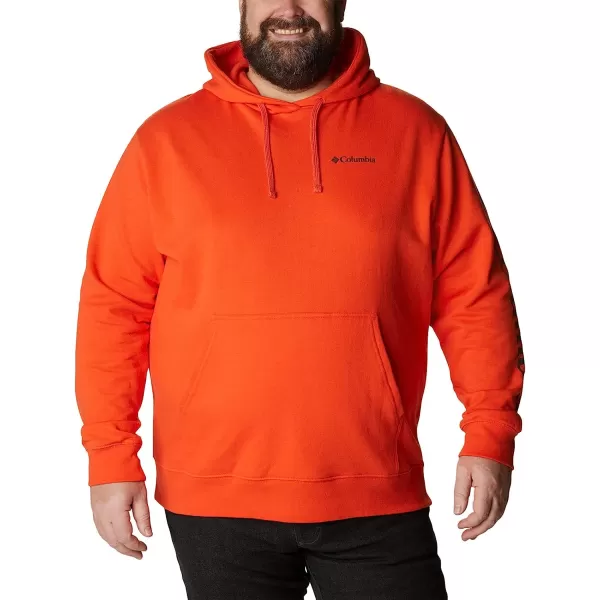 imageColumbia Mens Viewmont Ii Sleeve Graphic HoodieRed QuartzShark