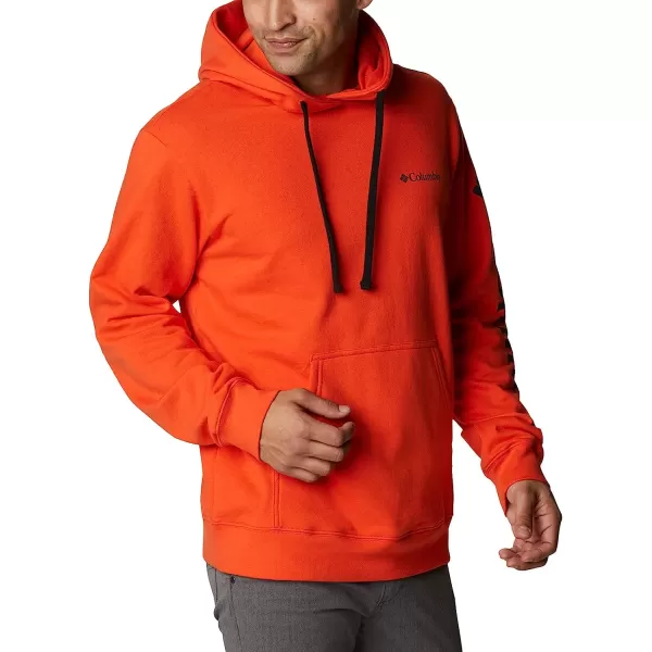 imageColumbia Mens Viewmont Ii Sleeve Graphic HoodieRed QuartzShark