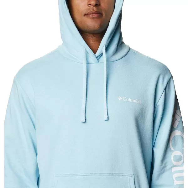 imageColumbia Mens Viewmont Ii Sleeve Graphic HoodieSky BlueWhite