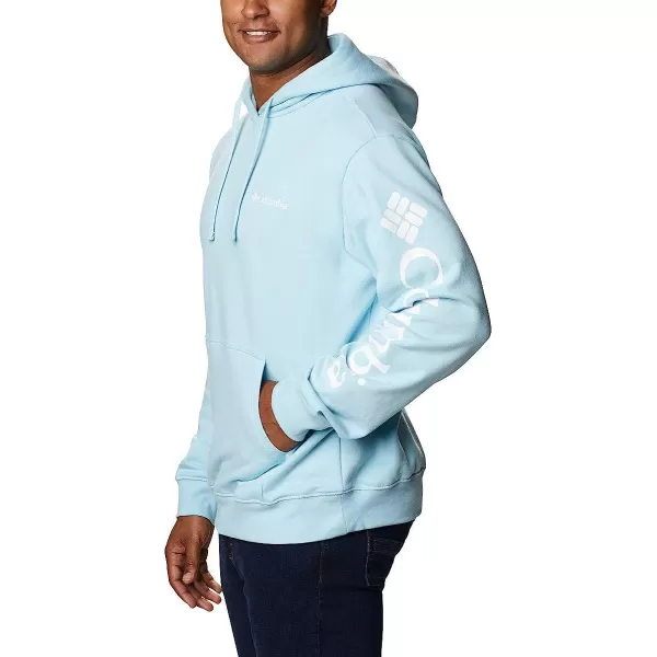 imageColumbia Mens Viewmont Ii Sleeve Graphic HoodieSky BlueWhite