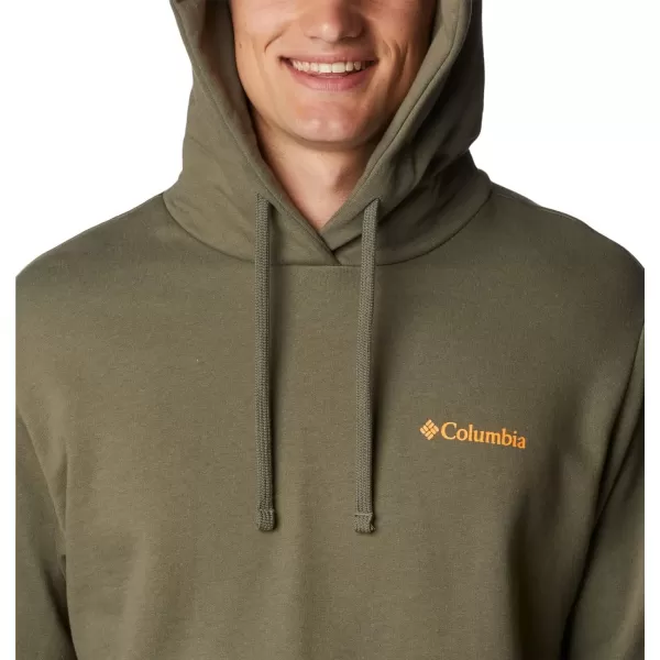 imageColumbia Mens Viewmont Ii Sleeve Graphic HoodieStone GreenMango