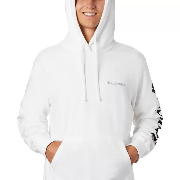 imageColumbia Mens Viewmont Ii Sleeve Graphic HoodieWhite